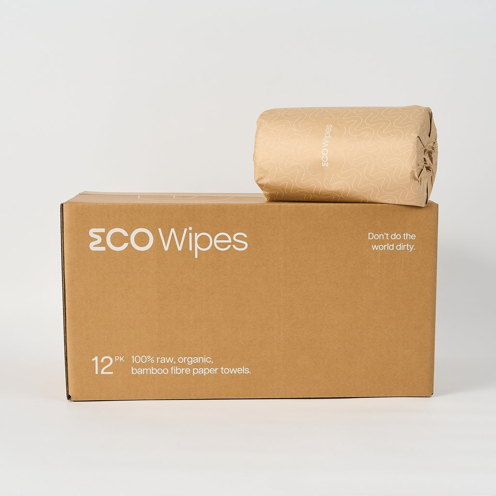 UNBLEACHED Bamboo Paper Towels (12 box)