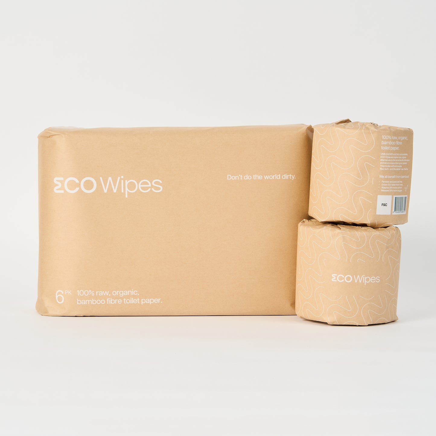 UNBLEACHED Bamboo Toilet paper